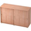 Schiebetürenschrank TOPAS LINE, 2 OH, Nussbaum/Nussbaum