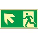 Schild Treppe aufwärts, linksweisend