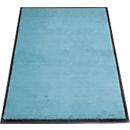 Schmutzfangmatte Eazycare Style von Miltex, eckig, antistatisch, UV-beständig, waschbar, ECONYL® & Niltrilgummi, 800 x 1200 mm, pastellblau