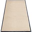 Schmutzfangmatte Eazycare Style von Miltex, eckig, antistatisch, UV-beständig, waschbar, ECONYL® & Niltrilgummi, 850 x 1500 mm, hellelfenbein