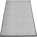 Schmutzfangmatte miltex Eazycare Style, eckig, antistatisch, UV-beständig, waschbar, High-Twist-Nylon & Niltrilgummi, 1200 x 2000 mm, kieselgrau