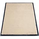 Schmutzfangmatte miltex Eazycare Style, eckig, antistatisch, UV-beständig, waschbar, High-Twist-Nylon & Niltrilgummi, 600 x 850 mm, hellelfenbein