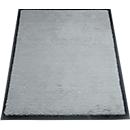 Schmutzfangmatte miltex Eazycare Style, eckig, antistatisch, UV-beständig, waschbar, High-Twist-Nylon & Niltrilgummi, 600 x 850 mm, verkehrsgrau