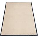 Schmutzfangmatte miltex Eazycare Style, eckig, antistatisch, UV-beständig, waschbar, High-Twist-Nylon & Niltrilgummi, 800 x 1200 mm, hellelfenbein