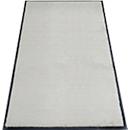 Schmutzfangmatte miltex Eazycare Style, eckig, antistatisch, UV-beständig, waschbar, High-Twist-Nylon & Niltrilgummi, 850 x 1500 mm, achatgrau
