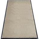 Schmutzfangmatte miltex Eazycare Style, eckig, antistatisch, UV-beständig, waschbar, High-Twist-Nylon & Niltrilgummi, 850 x 1500 mm, graubeige