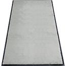 Schmutzfangmatte miltex Eazycare Style, eckig, antistatisch, UV-beständig, waschbar, High-Twist-Nylon & Niltrilgummi, 850 x 1500 mm, kieselgrau