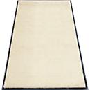 Schmutzfangmatte miltex Eazycare Style, eckig, antistatisch, UV-beständig, waschbar, High-Twist-Nylon & Niltrilgummi, 850 x 1500 mm, perlweiß