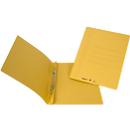 Schnellhefter Biella 6, DIN A4, bis 100 Blatt, für gelochte Dokumente, L 340 x B 290 x H 3 mm, Karton, gelb