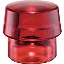 Schonhammerkopf SIMPLEX Kopf-Ø 40mm Plastik rot hart HALDER