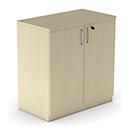 Schrank NEVADA, B 800 x T 445 x H 825 mm, Ahorn/Ahorn
