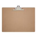 Schreibplatte MAULclassic, DIN A3 Querformat, Nostalgieklemmer, Hartfaserholz, braun