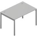 Schreibtisch ARLON-OFFICE, B 1200 x T 800 x H 730 mm, lichtgrau