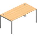 Schreibtisch ARLON-OFFICE, B 1600 x T 800 x H 730 mm, Buche-Dekor