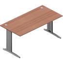 Schreibtisch ARLON-OFFICE, B 1600 x T 800 x H 730 mm, Nuss-Canaletto