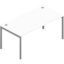 Schreibtisch ARLON-OFFICE, B 1600 x T 800 x H 730 mm, weiß