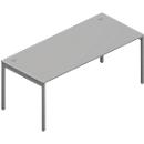 Schreibtisch ARLON-OFFICE, B 1800 x T 800 x H 730 mm, lichtgrau