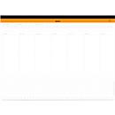 Schreibunterlage Rhodia, Wochenkalender, Leinenrücken, 60 Blatt mikroperforiert, A3 309 x 420 mm