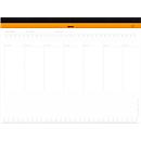 Schreibunterlage Rhodia, Wochenkalender, Leinenrücken, 60 Blatt mikroperforiert, A4+ (222 x 299 mm)
