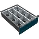 Schuifladeonderverdeling, 9 vakken, 150-240 mm