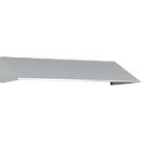Schuin dak uitbouw voor C+P lockerkast Resisto, helling 26°, B 1148 x D 540 x H 230 mm, staal, lichtgrijs RAL 7035
