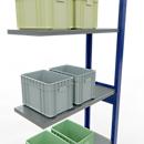 SCHULTE Lagertechnik - Boutloos erkersysteem - 2500x 750x300 mm, type 150 kg