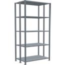 SCHULTE Lagertechnik - Boutloze dubbele onderkast type 150 - 2000x1000x300 mm galv. 2x5 legborden