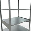 Schulte Lagertechnik Fachbodenregal MULTIplus150, Steck-Grundregal, B 1000 x T 800 x H 2500 mm, 6 Ebenen, bis 1400 kg, verzinkt