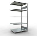 SCHULTE Lagertechnik - Fijación enchufable con perno longitudinal - 2000x1000x800 mm, tipo 150 kg