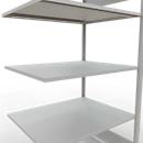 SCHULTE Lagertechnik - Insteekbevestiging met lengtebout - 2000x1000x800 mm, type 150 kg