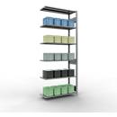 SCHULTE Lagertechnik - Insteekbevestiging met lengtebout - 2500x1000x400 mm, type 150 kg