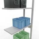 SCHULTE Lagertechnik - Insteekbevestiging met lengtebout - 2500x750x300 mm, type 150 kg