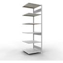 SCHULTE Lagertechnik - Insteekbevestiging met lengtebout - 2500x750x800 mm, type 150 kg