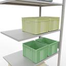 SCHULTE Lagertechnik - Insteekbevestiging met lengtebout - 3000x1000x600 mm, type 150 kg