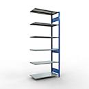 SCHULTE Lagertechnik - Insteeksysteem aanbouwrekken - 2500x1000x500 mm, type 150 kg