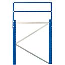 Schulte Lagertechnik kozijnverlenging voor staanderframe, D 800 x H 500 mm, gentiaanblauw RAL 5010