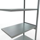Schulte Lagertechnik MULTIplus 250 boutloos rekkensysteem, boutloze aanbouwstelling, lengte bout, 3000x1000x600 mm, 7 legborden, verzinkt