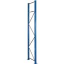 Schulte Lagertechnik palletstelling staanderframe S610-M18-U, ongemonteerd, D 800 x H 2000 mm, staanderbreedte 76 mm, blauw/verzinkt