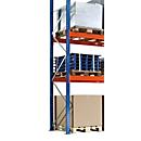 Schulte Lagertechnik palletstelling staanderframe S625-A18, ongemonteerd, D 800 x H 7000 mm, staanderbreedte 100 mm, blauw/verzinkt