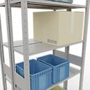 SCHULTE Lagertechnik - Rayonnage de base double emboîtable Type 150 - 3000x1000x2x300 mm 2x7 tablettes