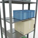 SCHULTE Lagertechnik - Rayonnage de base double emboîtable type 150 - 3000x1000x2x300 mm galv. 2x7 tablettes