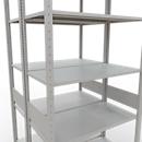SCHULTE Lagertechnik - Rayonnage de base double emboîtable Type 150 - 3000x1000x2x500 mm 2x7 tablettes