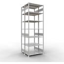 SCHULTE Lagertechnik - Rayonnage de base double emboîtable Type 150 - 3000x1000x2x500 mm 2x7 tablettes