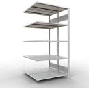SCHULTE Lagertechnik - Rayonnage double emboîtable Modèle 150 - 2000x1000x2x500 mm 2x5 tablettes