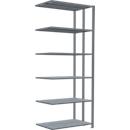 SCHULTE Lagertechnik - Rayonnage double emboîtable Modèle 150 - 2500x1000x2x300 mm galv. 2x6 tablettes