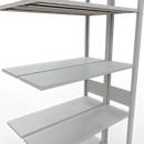 SCHULTE Lagertechnik - Rayonnage double emboîtable Modèle 150 - 3000x1000x2x300 mm 2x7 tablettes