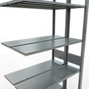 SCHULTE Lagertechnik - Rayonnage double emboîtable Modèle 150 - 3000x1000x2x300 mm galv. 2x7 tablettes
