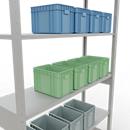 SCHULTE Lagertechnik - Stapelvoet met lengtevergrendeling - 2500x1300x400 mm, type 150 kg