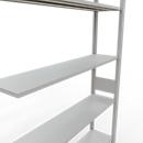 SCHULTE Lagertechnik - Stecks.Anbaur. mit Längenriegel - 3000x1300x300 mm, Typ 150 kg