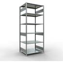 SCHULTE Lagertechnik - Stecks.Grundr.mit Längenriegel - 2500x1000x800 mm, Typ 150 kg